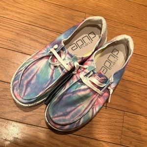 Tie-dye hey dudes new with tags.